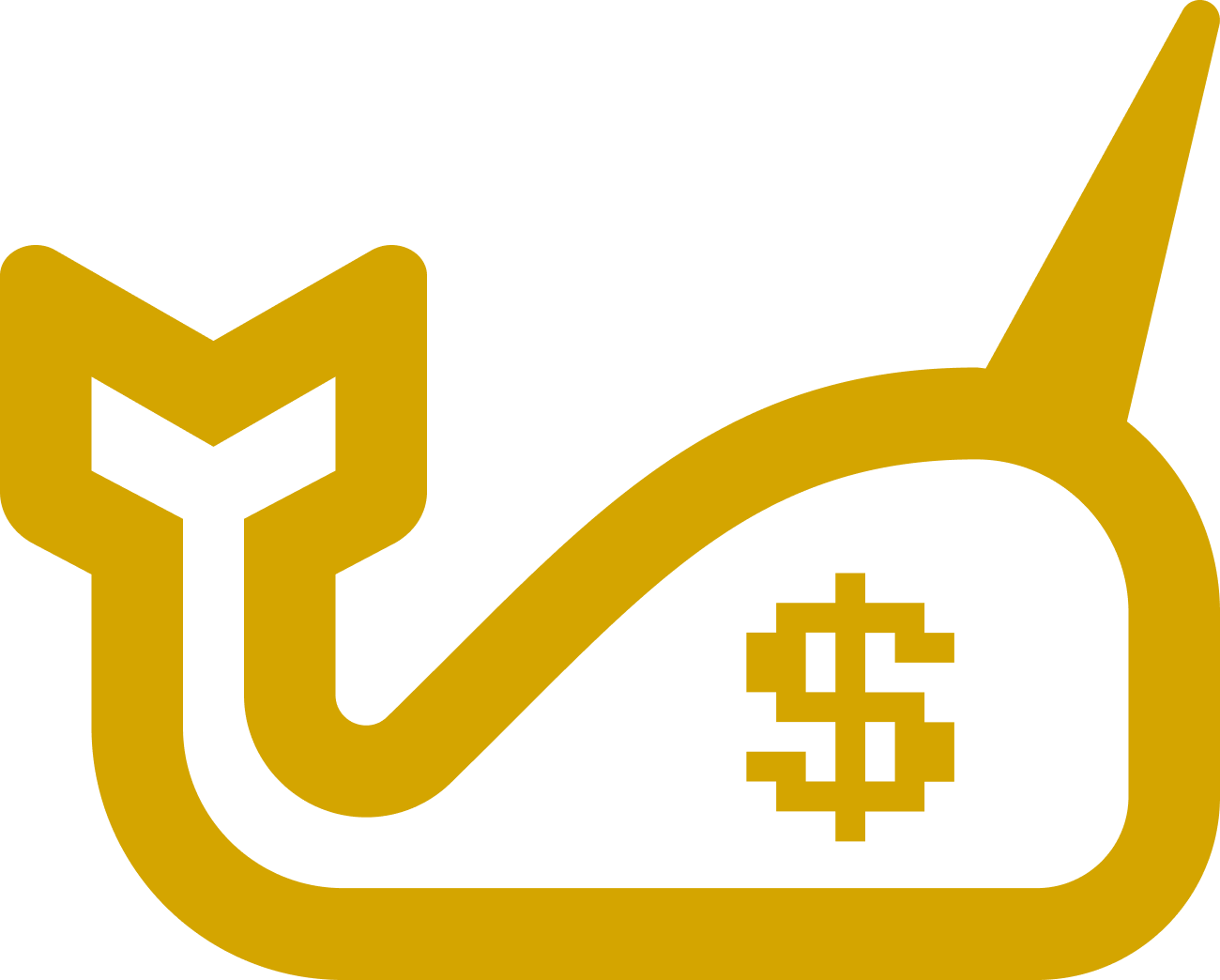 narwhal logo with dollar sign